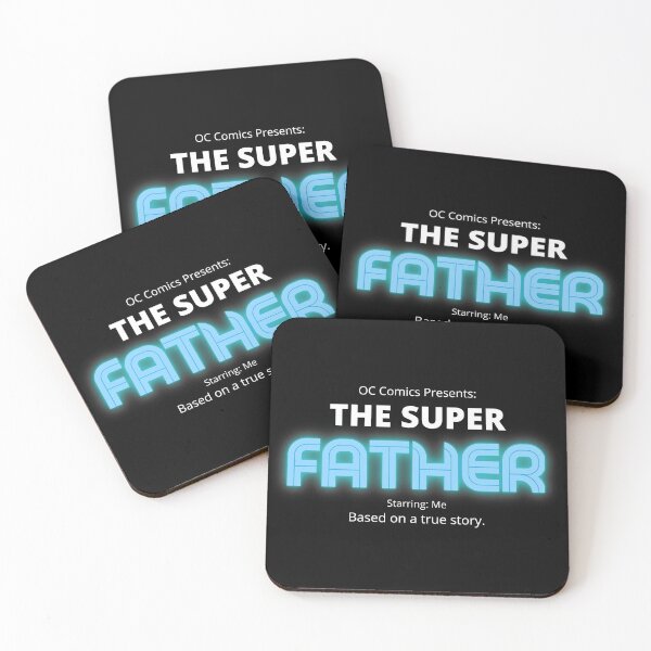 Item preview, THE SUPER FATHER | SUPERHERO | RETRO FUTURISTIC 90'S VIBES DESIGN | NEON VAPORWAVE  designed and sold by desiigned.