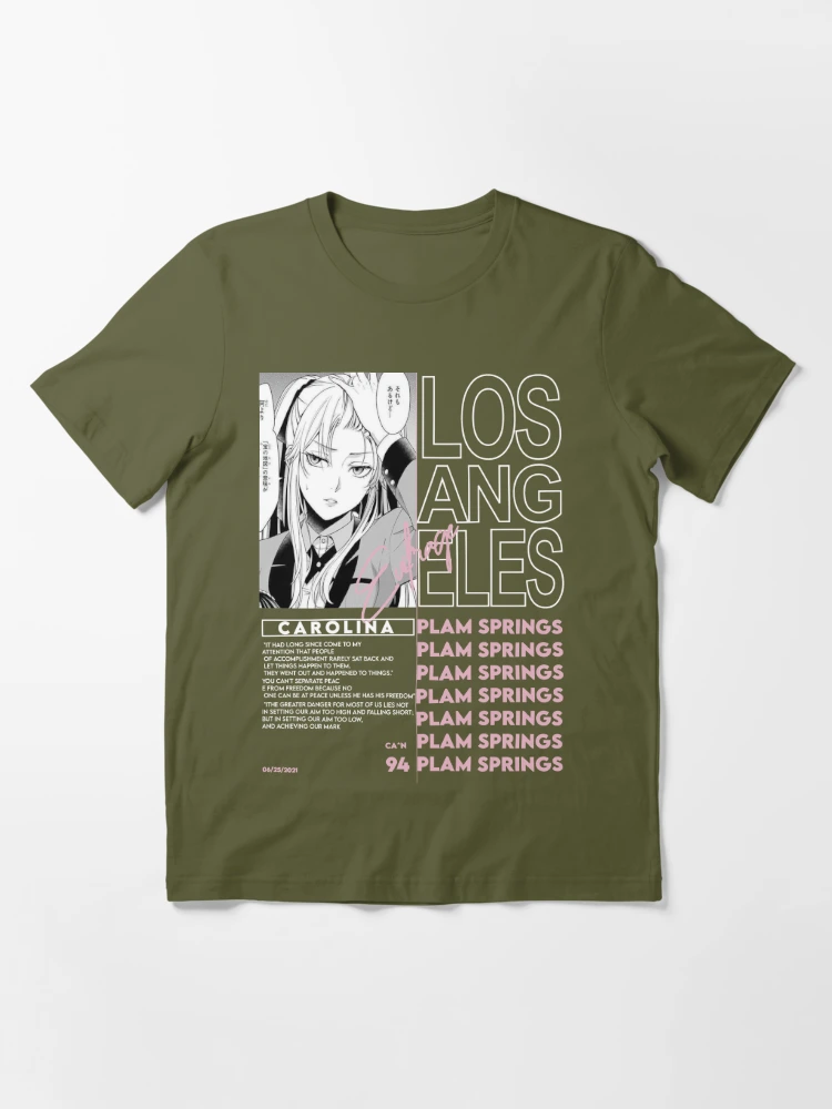 Anime Girl  Los Angeles T Shirt Essential T-Shirt for Sale by