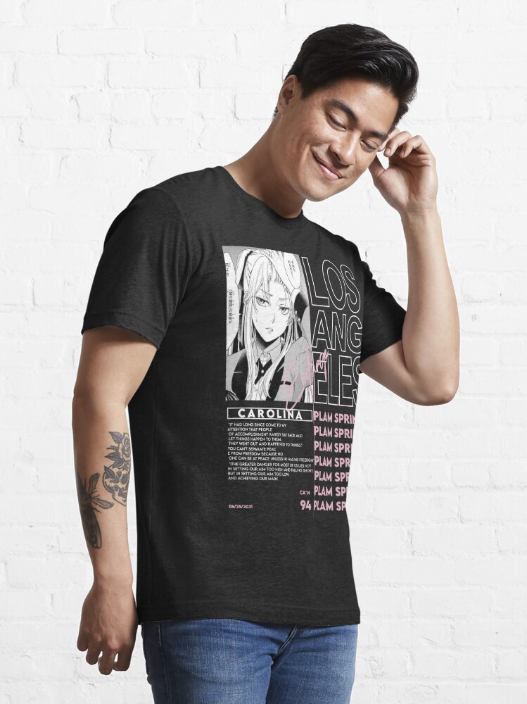 Anime Girl  Los Angeles T Shirt Essential T-Shirt for Sale by