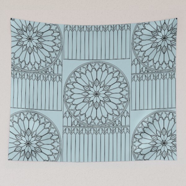 Item preview, Rose and gallery window of the southern portal of Amiens cathedral designed and sold by Hether McCuistion.