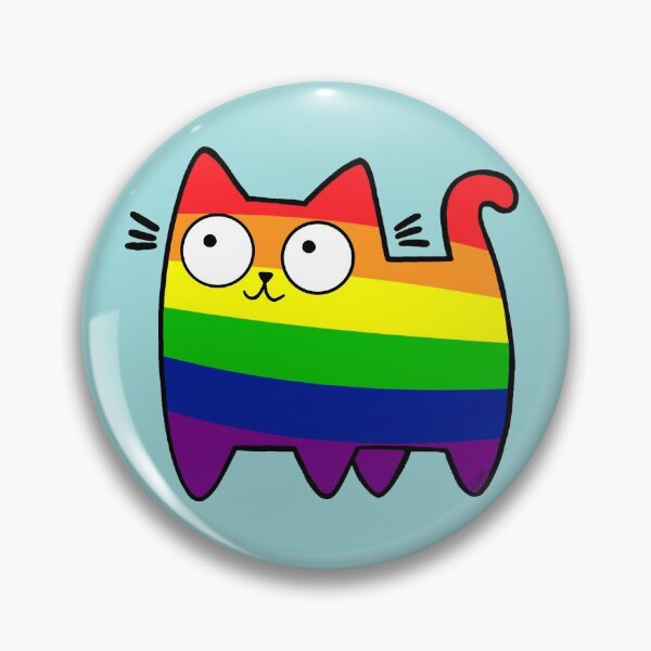 Item preview, Pride Cat Original (SEE V2 IN MY SHOP) designed and sold by SamHoweMeow.