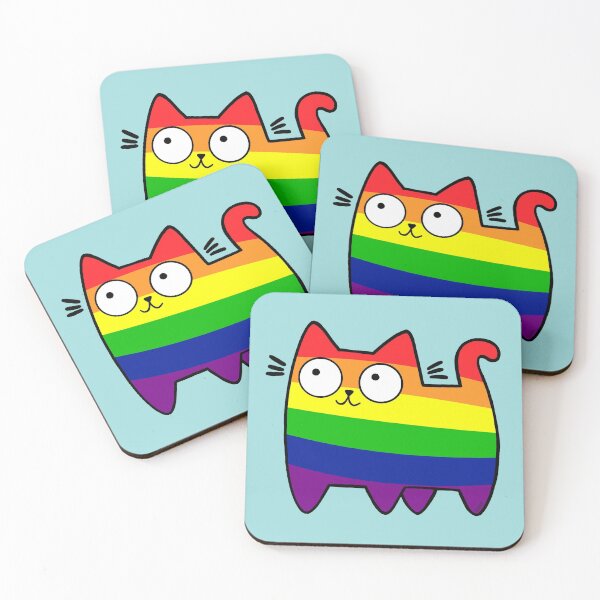 Item preview, Pride Cat Original (SEE V2 IN MY SHOP) designed and sold by SamHoweMeow.