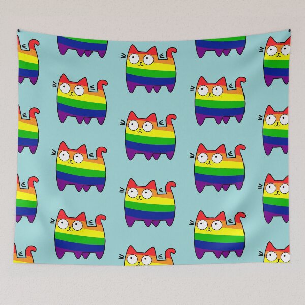 Item preview, Pride Cat Original (SEE V2 IN MY SHOP) designed and sold by SamHoweMeow.