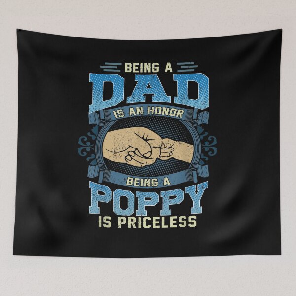 Item preview, Mens Being A Dad Is An Honor Being A Poppy Is Priceless  designed and sold by tashiav.
