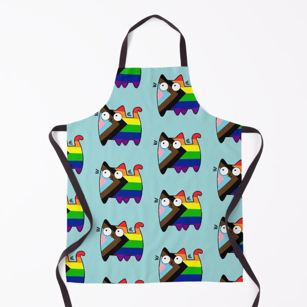 Item preview, Progress Pride Cat Original (SEE V2 IN MY SHOP) designed and sold by SamHoweMeow.