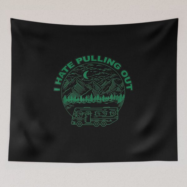 Item preview, Funny Camping I Hate Pulling Out Vintage Travel Trailer  designed and sold by tashiav.