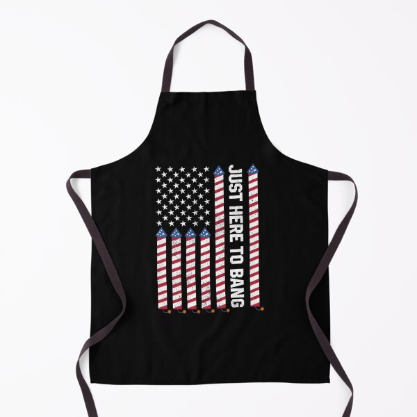 Item preview, Just Here to Bang American Flag 4th of July designed and sold by Koi-Art.