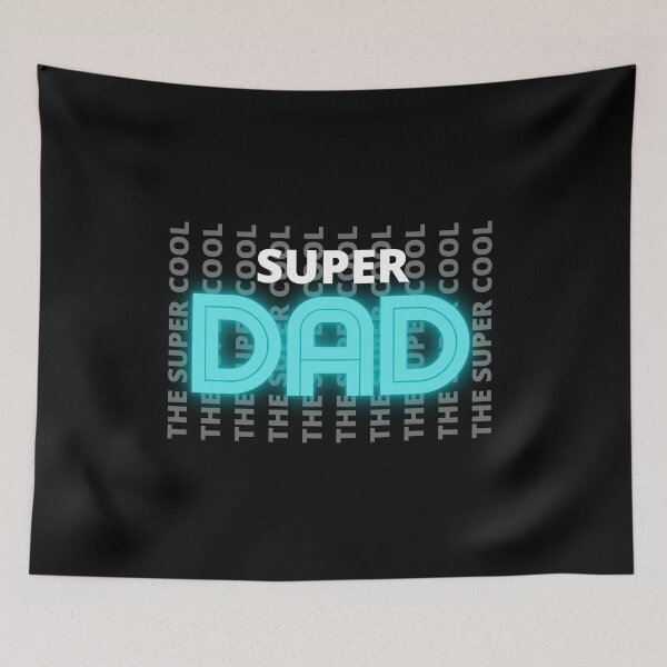 Item preview, THE SUPER FATHER | SUPERHERO | RETRO FUTURISTIC 90'S VIBES DESIGN | NEON VAPORWAVE  designed and sold by desiigned.