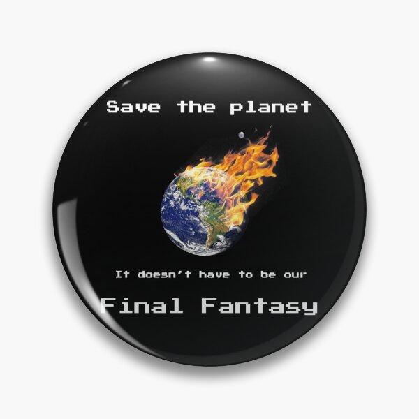 Item preview, Save the planet FF7 designed and sold by TheOnionPatch.