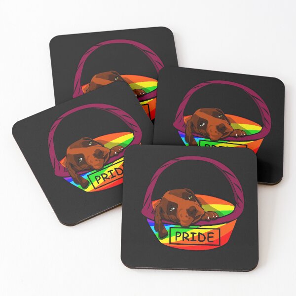 Item preview, Sleepy LGBT supporter dog designed and sold by PetsPal.