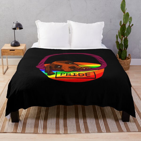 Item preview, Sleepy LGBT supporter dog designed and sold by PetsPal.