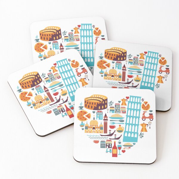 Item preview, Love Italy - Made from Landmark Icons designed and sold by WearWolfDesigns.