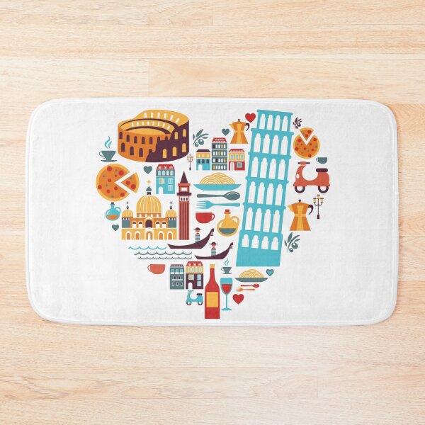 Item preview, Love Italy - Made from Landmark Icons designed and sold by WearWolfDesigns.