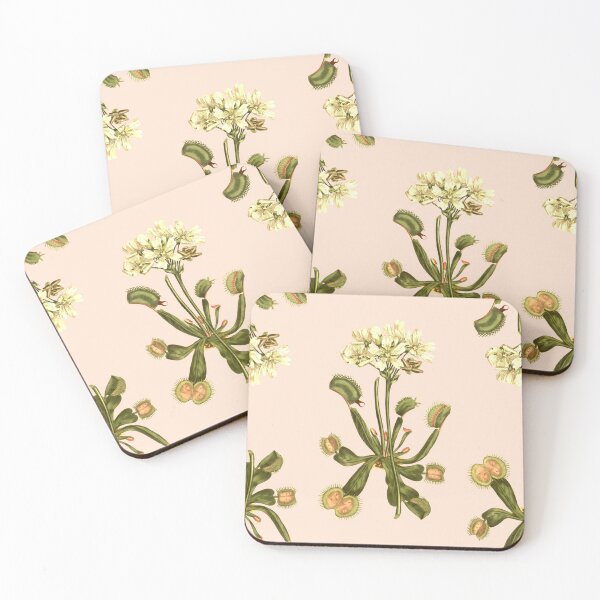 Item preview, antique venus flytrap floral flowers designed and sold by Gossip Rag.
