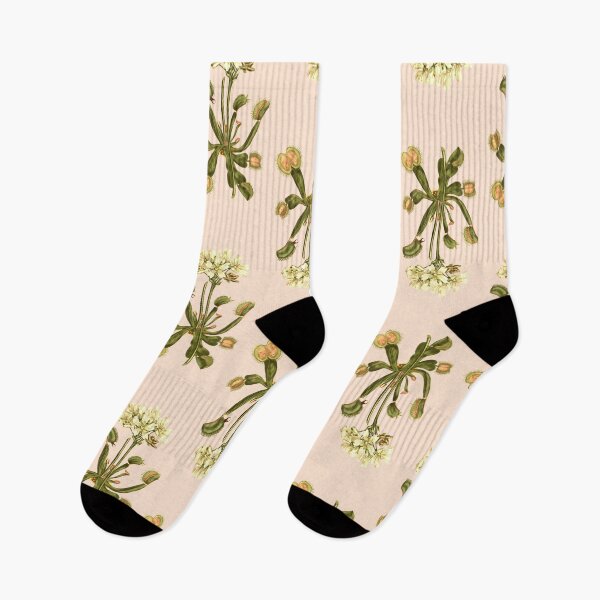 Item preview, antique venus flytrap floral flowers designed and sold by Gossip Rag.