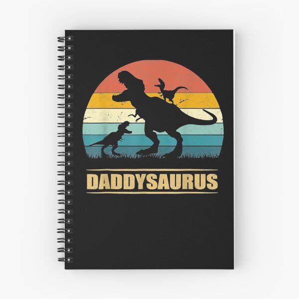 Item preview, Daddy Dinosaur Daddysaurus 2 Two Kids Funny Father's Day Dad  designed and sold by tashiav.