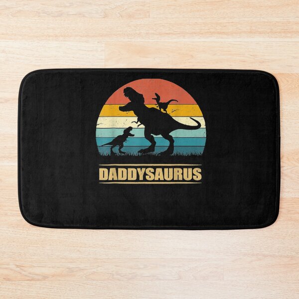 Item preview, Daddy Dinosaur Daddysaurus 2 Two Kids Funny Father's Day Dad  designed and sold by tashiav.