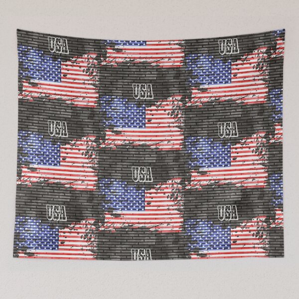Item preview, USA Flag  T-shirt, designed and sold by chanat3659.