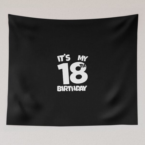 Item preview, It's My 18th Birthday 18 Years Old Eighteen B-day Celebrant Pullover Hoodie designed and sold by derekvella.