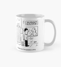 Tickets to Nudist Camp are £5 a Strip Mug