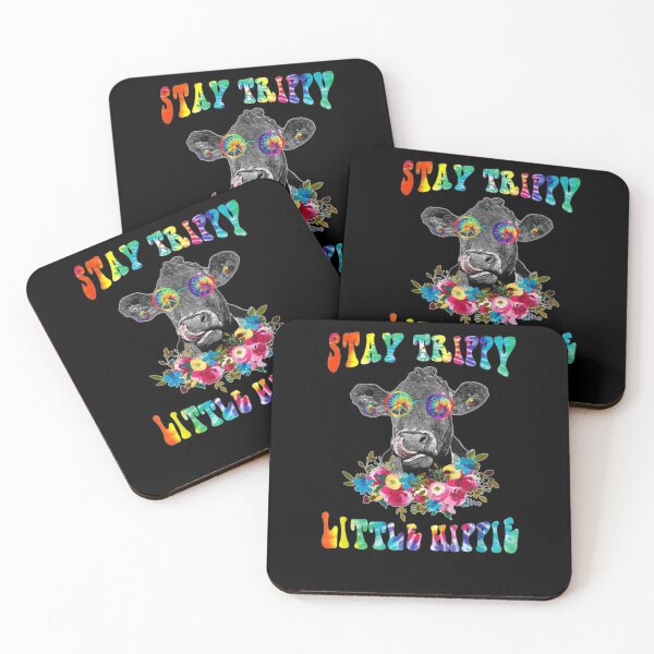 Item preview, Stay Trippy Little Hippie Cow Kids  designed and sold by tashiav.