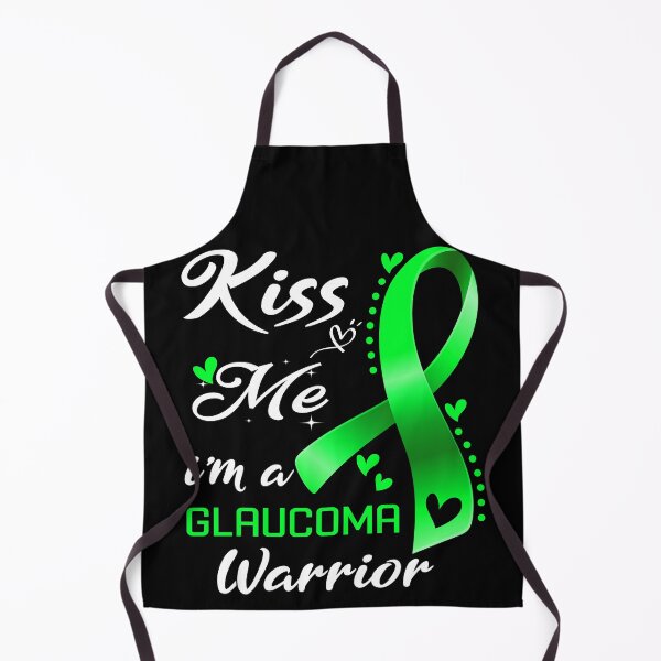 Item preview, Kiss Me I'm A Glaucoma Warrior designed and sold by hvoid41.