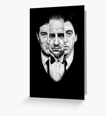 Trilogy - Godfather Greeting Card