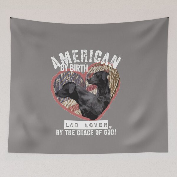 Item preview, Patriotic Labrador Retriever Design-white font designed and sold by LifeCrush.