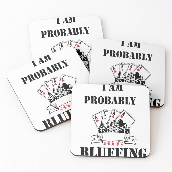 Item preview, I am Probably Bluffing Poker  designed and sold by adrianazola.