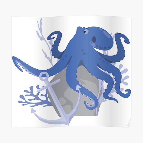 Pieuvre Posters Redbubble