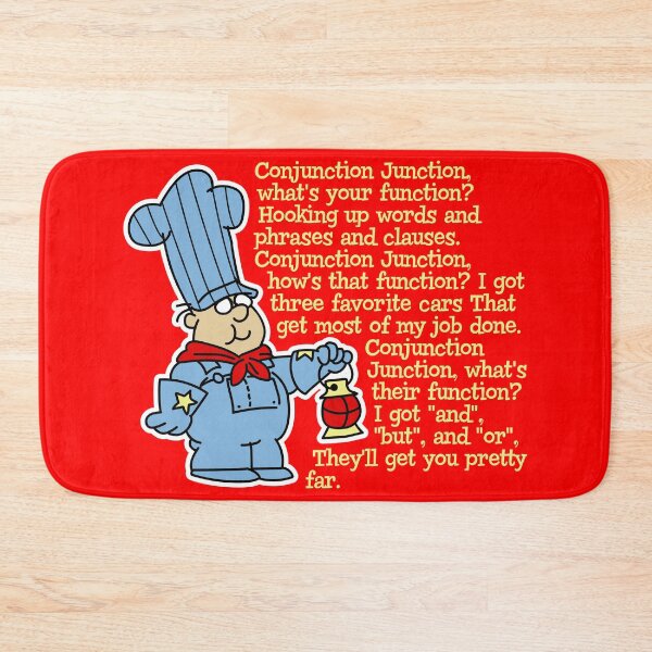 Item preview, Conjunction Junction Conductor Lyrics designed and sold by Alema Art.