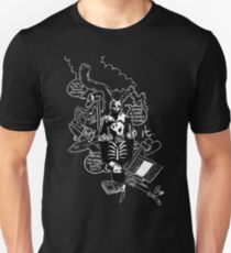 Donnie Darko (schwarzer Hintergrund) Slim Fit T-Shirt