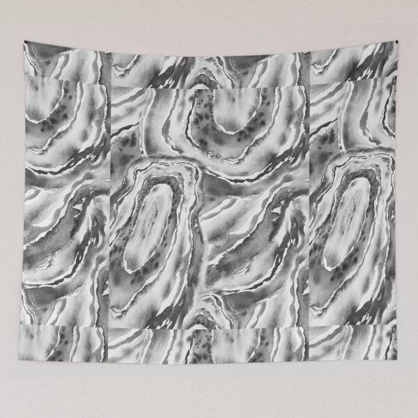 Item preview, Gray Organic Watercolor Stone Surface Free Flow Texture IV designed and sold by Irina Sztukowski.
