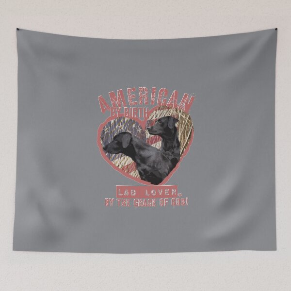Item preview, Patriotic Labrador Retriever Design-red font designed and sold by LifeCrush.