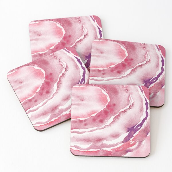 Item preview, Pink Organic Watercolor Agate Stone Surface Texture I designed and sold by Irina Sztukowski.