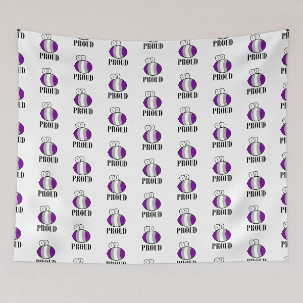 Item preview, Bee Proud GrayAce Flag designed and sold by alrightlilbitty.