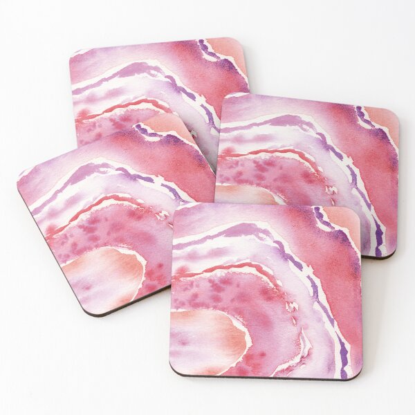 Item preview, Pink Organic Watercolor Agate Stone Surface Texture II designed and sold by Irina Sztukowski.