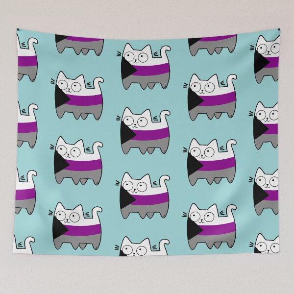 Item preview, Demisexual Pride Cat designed and sold by SamHoweMeow.
