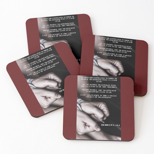 Item preview, Human Trafficking Statistics - Hebrews 13:3 designed and sold by 24SevenDesigns.