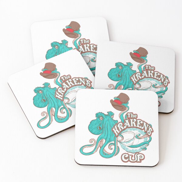 Item preview, The Kraken's Cup Logo designed and sold by The Kraken's Cup Tearoom.