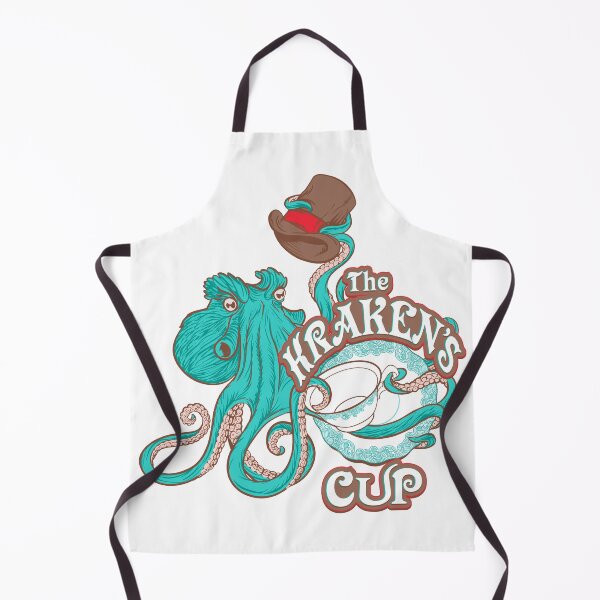 Item preview, The Kraken's Cup Logo designed and sold by The Kraken's Cup Tearoom.