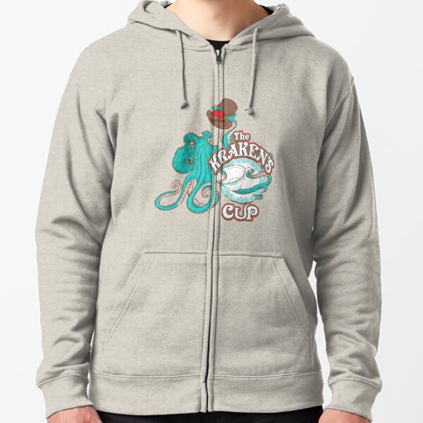The Kraken's Cup Logo Zipped Hoodie