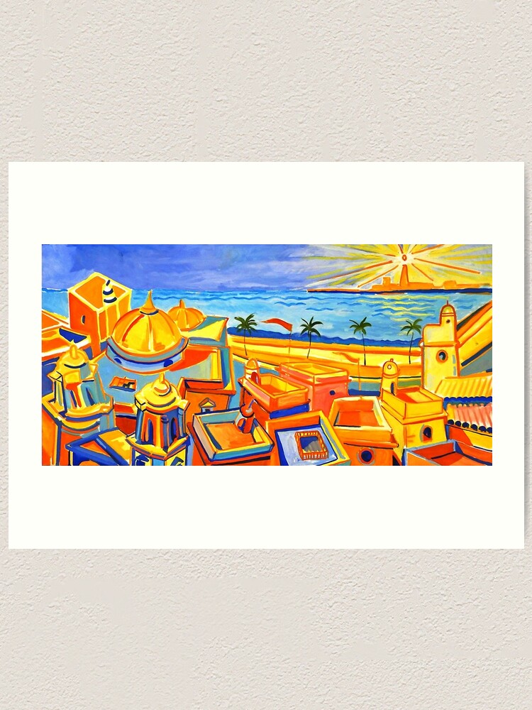 Imagen 1 de 3, Lámina artística con la obra Cádiz cubista, diseñada y vendida por Islakartare.