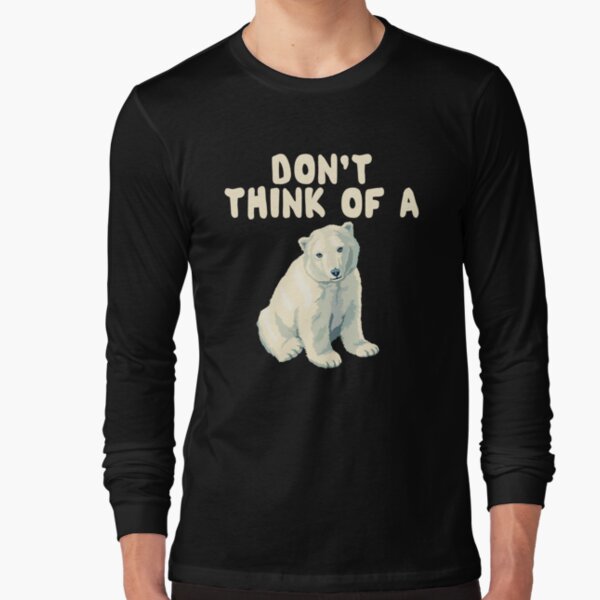 Thinking Caps Polar Bear Long Sleeve T-Shirt S