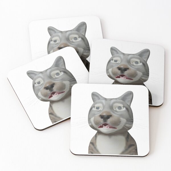Item preview, Grey Tabby Cat funny face 01 designed and sold by iylandmoncee.