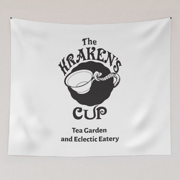Item preview, The Kraken's Cup (Solid Color Logo) designed and sold by The Kraken's Cup Tearoom.