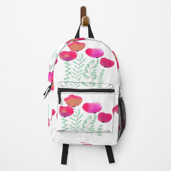Item preview, Pink and Red Blooms with Green Leaves designed and sold by AlteredAtelier.