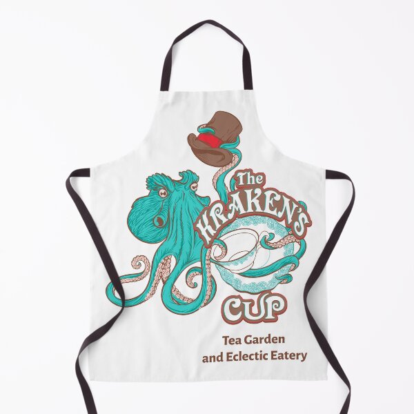 The Kraken's Cup (Logo w/ Tagline) Apron