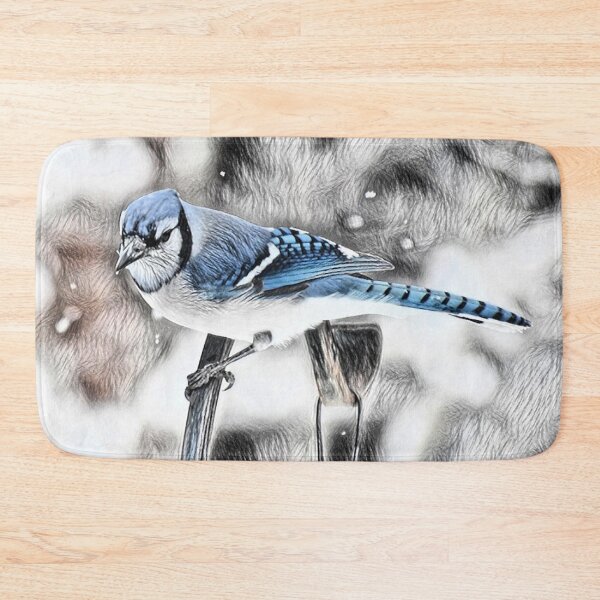 Item preview, Blue Jay on the Fence designed and sold by ReneeKennedy.