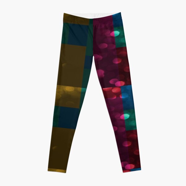 Abstract Pattern Washed Out Leggings